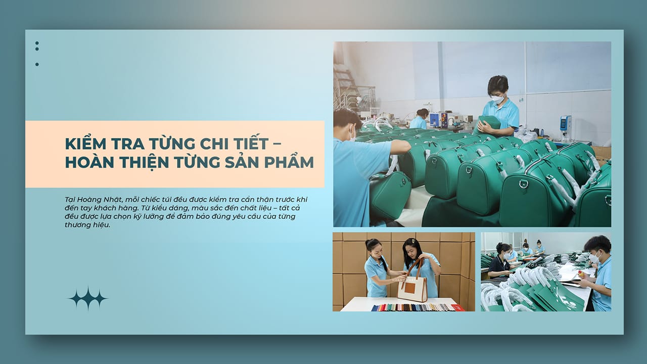 Xưởng sản xuất túi xách theo yêu cầu số một tại TP. HCM